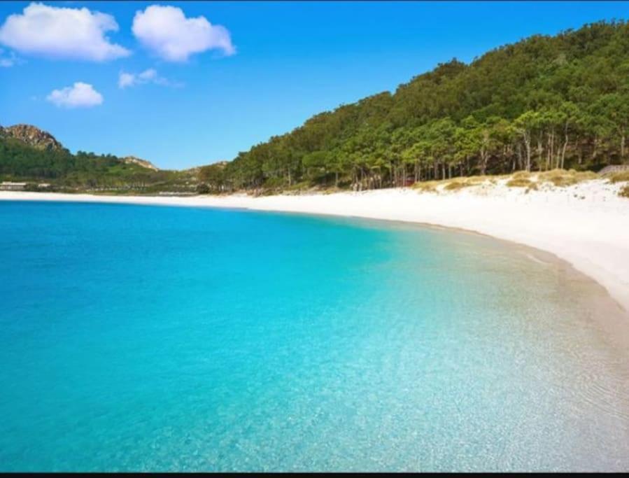 Atico En La Playa De Cangas ภายนอก รูปภาพ